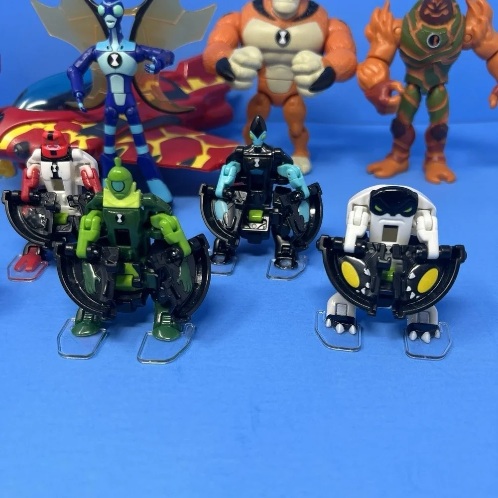 Ben 10 Omnitrix Small Multi Omni Launch Heatblast Rath Figures Lot